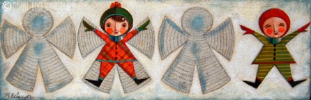 "Snow Angels" #1 2014
8"x24" "Snow Angels" #1 2014
8"x24"